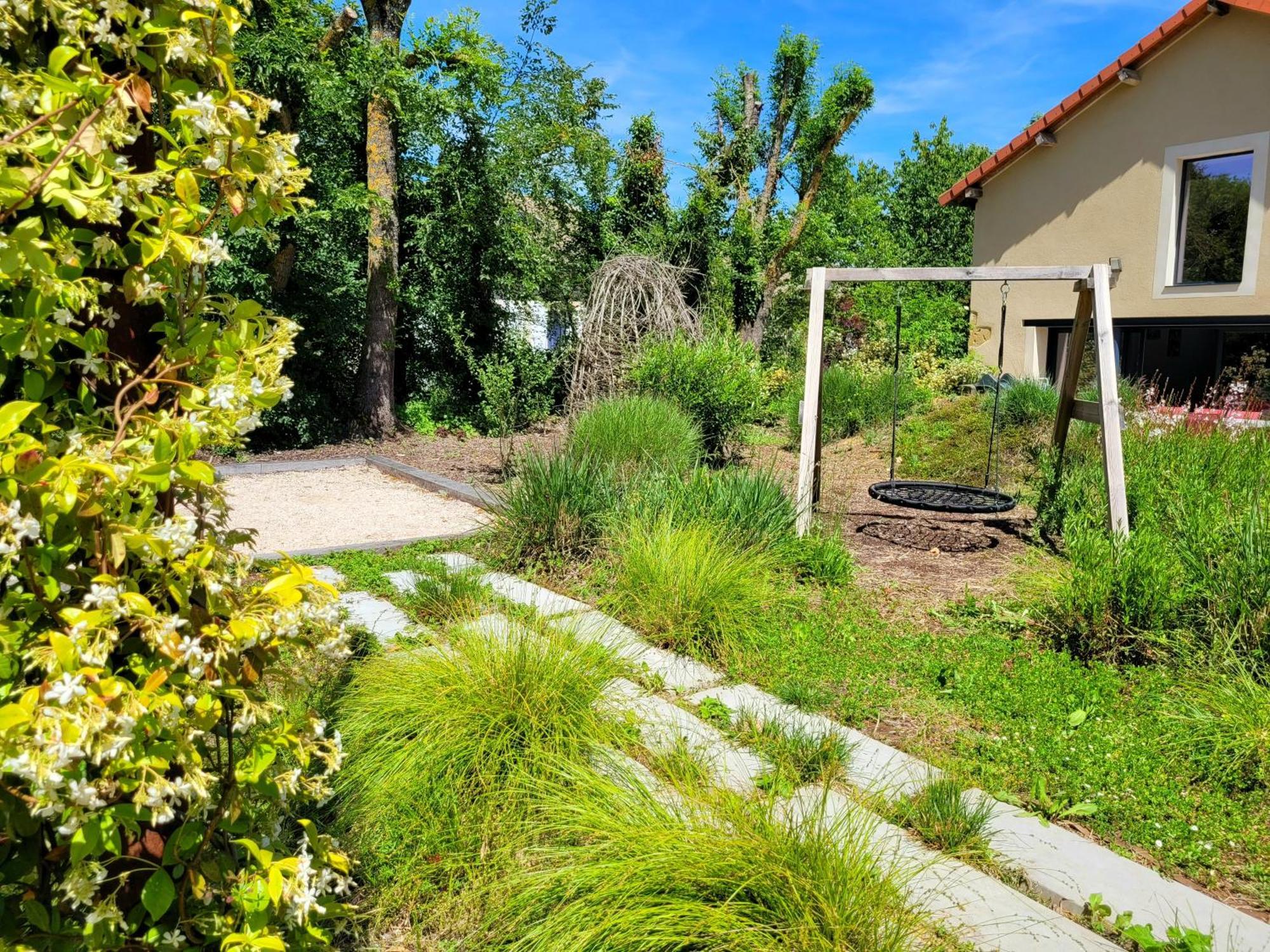 Gite Campagne Famille 15 Pers Piscine Chauffee Jeux Enfants Petanque Saint-Sauvy Dış mekan fotoğraf