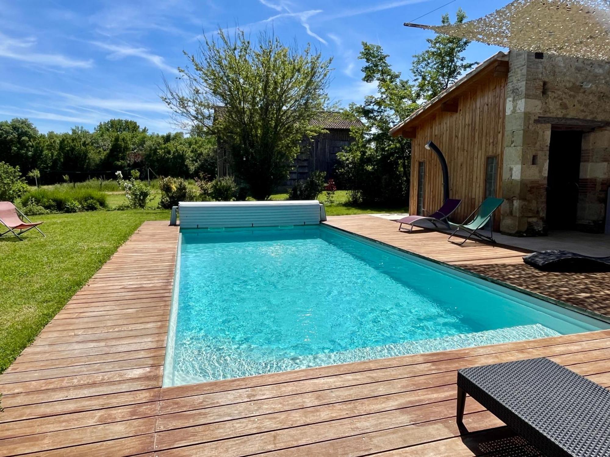 Gite Campagne Famille 15 Pers Piscine Chauffee Jeux Enfants Petanque Saint-Sauvy Dış mekan fotoğraf